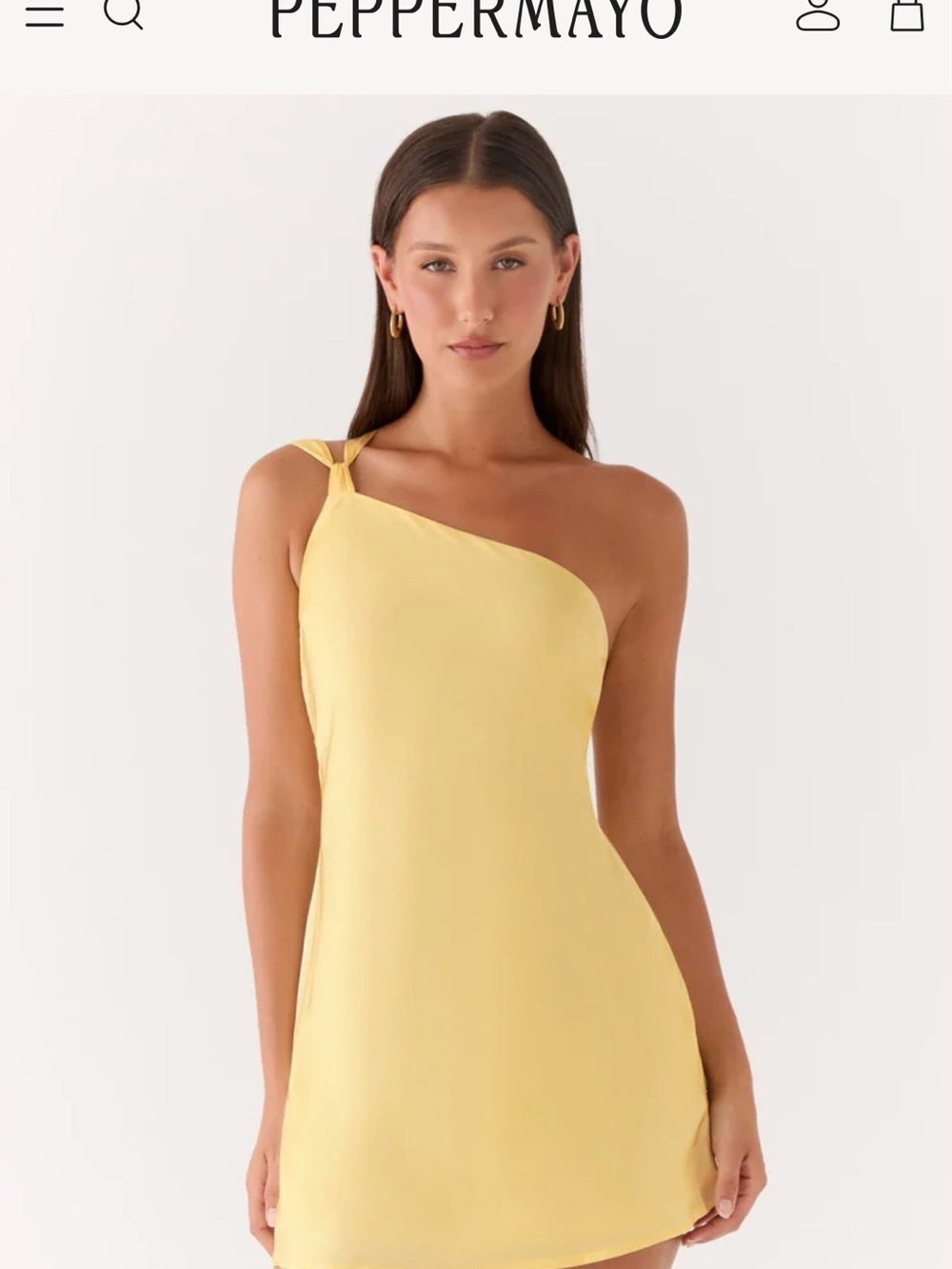Peppermayo Lights Out Mini Dress NWT